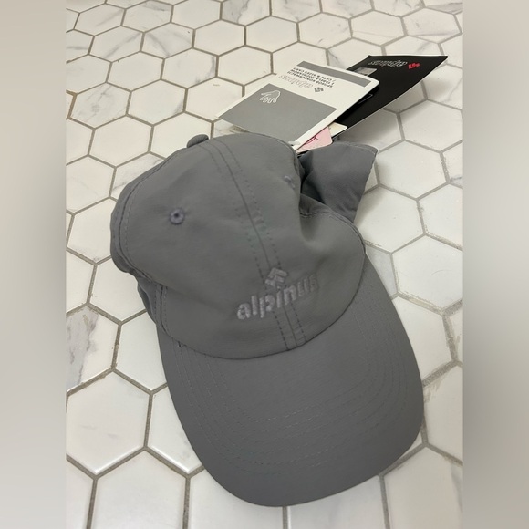 Alpinus Grey Baseball Hat with Insect Repellent Protection in Grey NWT - Picture 2 of 6
